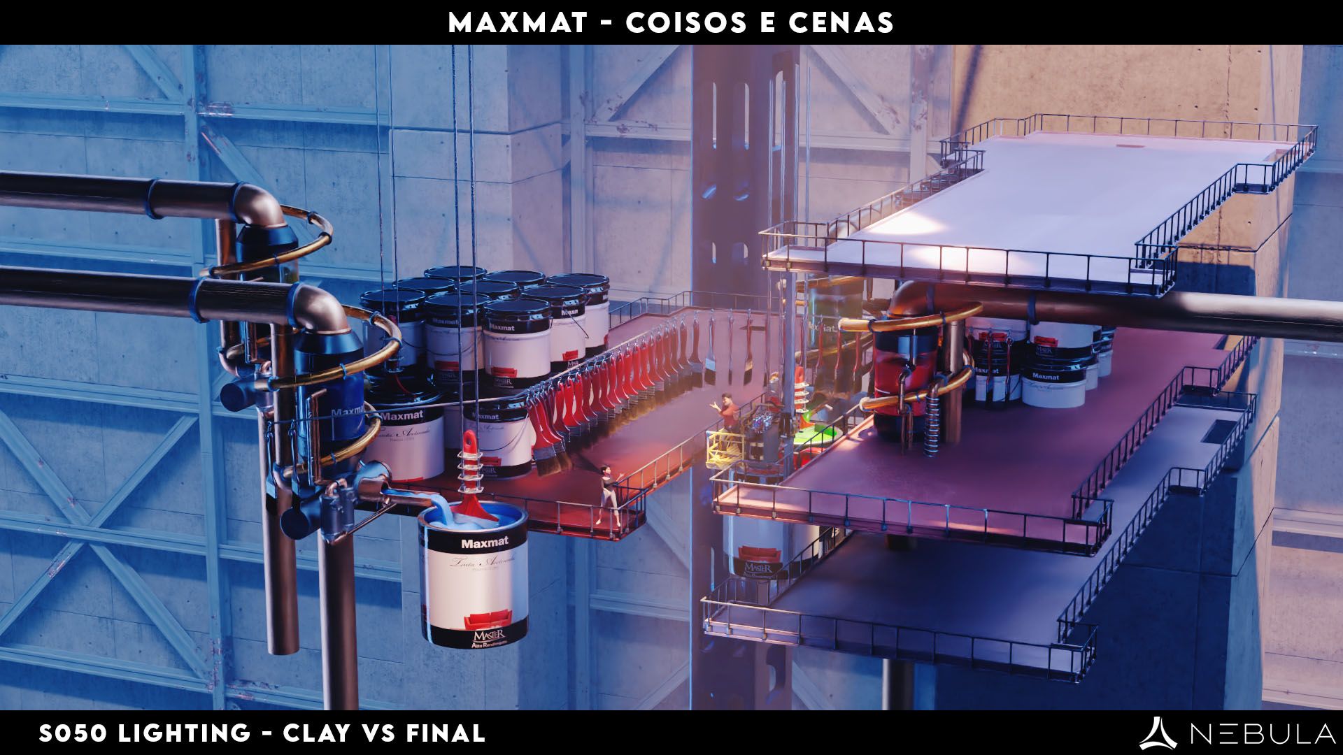 Maxmat 3D Render - Redshit Cinema 4d